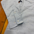Panhandle Men's Powder Blue Paisley Long Sleeve Snap Shirt RMN2S08916