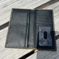 Justin Leather Graphite American Flag Rodeo Wallet