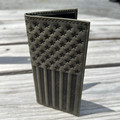 Justin Junior Graphite Leather American Flag Rodeo Wallet