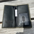 Justin Junior Graphite Leather American Flag Rodeo Wallet