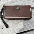Justin Glitter Inlay Leather Concho Wristlet 23126215W