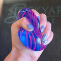 Blue Swirl Stress Cube