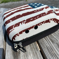 Red Dirt Hat Co Flag Cap Carrier with Sunglass Case