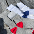 Justin Youth Grey and White 2 pack Boot Socks 231392MUL