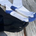 Justin Youth White and Black 2 pack Boot Socks