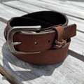 Red Dirt Hat Co. Brown Roughout Leather Belt 222