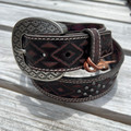 Red Dirt Hat Co.Diamond Studded Leather Belt 23112BE7