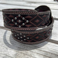 Red Dirt Hat Co.Diamond Studded Leather Belt 23112BE7