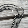 Triple Faux Navajo Pearl and Turquoise Necklace Set