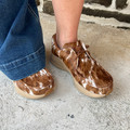 Twisted X Women's Brown Hide Feather X Casual Shoe WCAU030