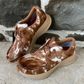 Twisted X Women's Brown Hide Feather X Casual Shoe WCAU030