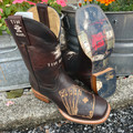 Tin Haul Men's Royal Flush Gambling Sole Boots 14-020-0077-0582-BL