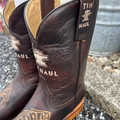 Tin Haul Men's Royal Flush Gambling Sole Boots 14-020-0077-0582-BL