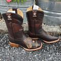 Tin Haul Men's Royal Flush Gambling Sole Boots 14-020-0077-0582-BL