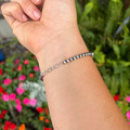 4mm Sterling Silver Pearl Bracelet 214Z