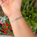Sterling Silver Mixed Pearl & Torpedo Bracelet 208Z