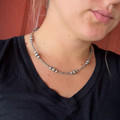 18" 3/6/8mm Sterling Silver Pearl Necklace 49Z-18