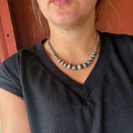 18" Graduated Sterling Silver Pearl Necklace 32Z-18