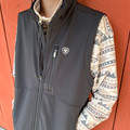 Ariat Men's Black Logo Softshell Vest 10062587