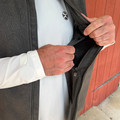 Ariat Men's Beluga Grey Logo Softshell Vest 10079578