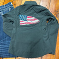 Size XS Ariat Ladies Grey Patriotic Softshell Jacket 10041438
