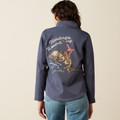 Size Large Ariat Ladies Blue Heritage Jacket 10054582