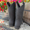 Roper Women's Monterey Black Oiled Suede Square Toe Boot 09-021-0904-3314 BL
