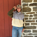 Hooey Ladies Leopard Hoodie HH2627CRPR