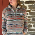 Hooey Women's Cream Aztec 1/4 Zip Fleece Pullover HFP016CRAZ
