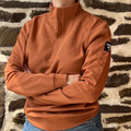 Hooey Ace Rust Cowboy Golf 1/4 Zip Pullover HH1243BR