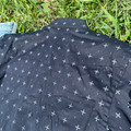 Panhandle Boy's Black North Star Print Long Sleeve Snap Shirt RBN2S09546