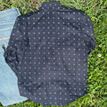 Panhandle Boy's Black North Star Print Long Sleeve Snap Shirt RBN2S09546