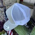 Hooey Quanah Grey & White Hat with Blue Patch 2426T-GYWH