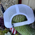 Hooey Quanah Grey & White Hat with Blue Patch