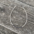 3mm Sterling Silver Pearls with White Magnesite Choker