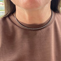 3mm Sterling Silver Pearl Choker