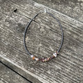 3mm Sterling Silver & Wild Horse Choker