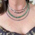 3mm Sterling Silver & Wild Horse Choker
