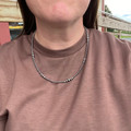 20" Graduated Sterling Silver Pearl Necklace