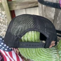 Red Dirt Hat Co. Bill Embroidered High Road Black and Copper Hat