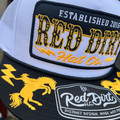 Red Dirt Hat Co. High Voltage White and Black Hat