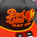 Red Dirt Hat Co. Youth Riz Black and Orange Buffalo Hat
