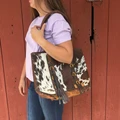 STS Ranch Guadalupe Cowhide Palomino Tote STS35746