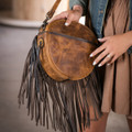 STS Ranch Guadalupe Cowhide Sage Crossbody STS35748