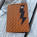 Hooey Tan Lightning Bolt Bifold Wallet With Magnetic Clip