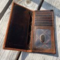 Hooey Hand Tooled Leather Floral Rodeo Wallet