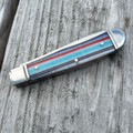 Hooey Cali Stripe Trapper Folding Pocket Knife HK124