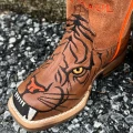 Tin Haul Youth Wild Tiger Square Toe Boots