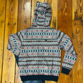 Hooey Boy's Mesa Navy Aztec Hoodie HH1233AZNV-Y