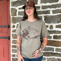 Hooey Ladies Olive Rabbit Rodeo Graphic Tee HT2696OL